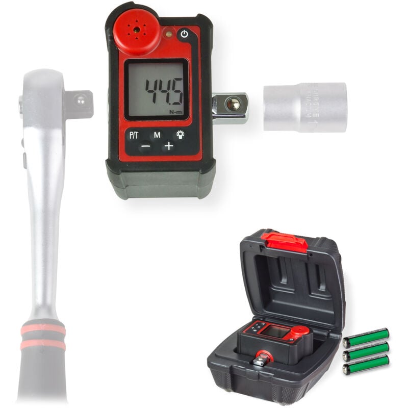 Clé dynamométrique digitale - adaptateur pour cliquet 1/2'