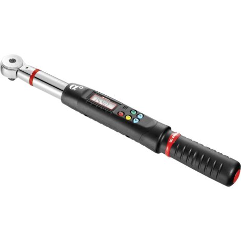 Facom – Clé dynamométrique électronique 1/4'' – Plage de couple 1,5-30Nm – Précision ± 2 % – Mémoire 250 valeurs – Livrée avec certificat d'étalonnage