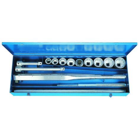 Clé dynamométrique Gedore Dremometer EL 750-2000 Nm avec 2 tubes de rallonge