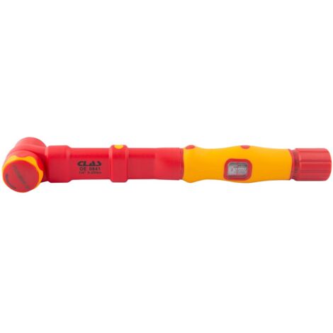 Cle dynamometrique isolee 1/4" 5-25nm- OE 0841 - CLAS Equipements