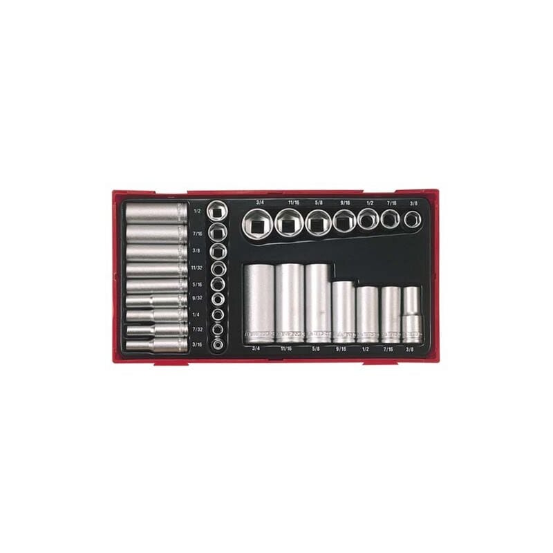 Combinaison de clés à douille, 1/4-3/8 TENGTOOLS TTAF32 68610104