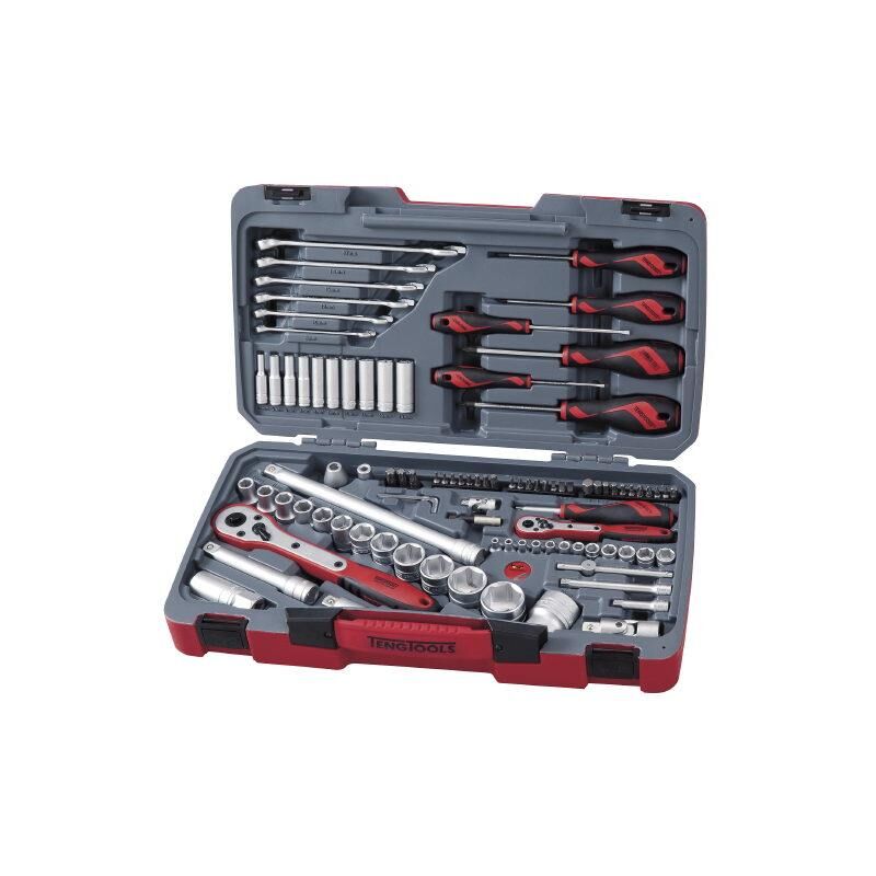 Ensemble d'outils Teng Tools 1/4"" et 1/2"" - 95 pièces