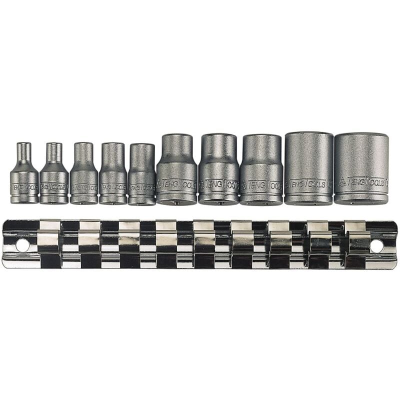 Tengtools - Jeu de douilles e-tx 1/4 + 3/8 11 pcs Teng Tools M3814