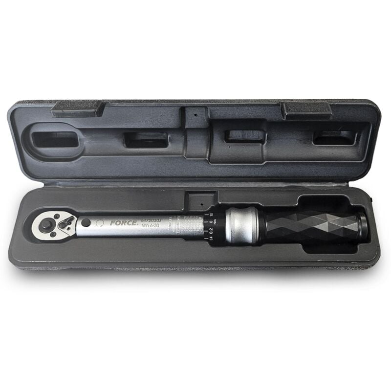 Force - cle dynamometrique 1/4 6-30 nm de grande precision