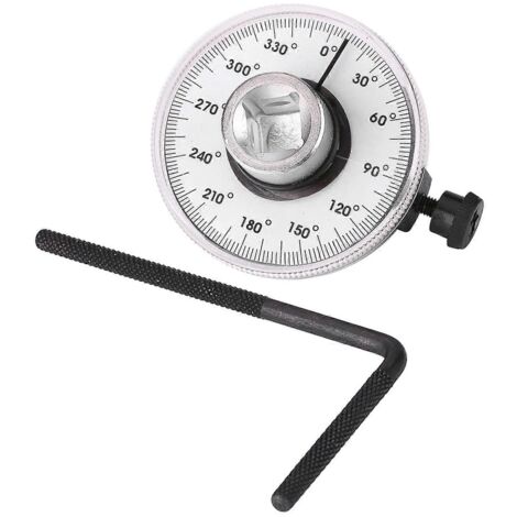 Clé dynamométrique réglable 1/2 pouce, mesure d'angle 360°, outil de serrage pour voiture, jeu de jauge de couple ajustable.