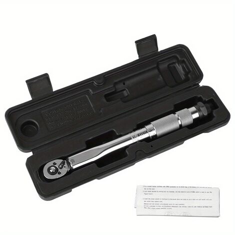 Clé Dynamométrique Réglable Professionnelle 1/4 '' Clé à Douille Outil à Main
