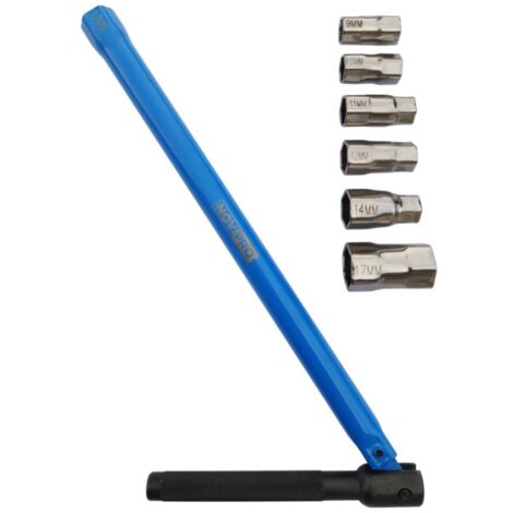 Clé Écrou Robinet + 6 Embouts NOVIPRO - 6009984