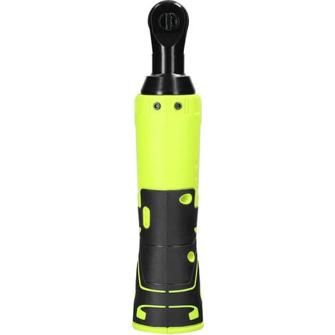 Clé électrique rechargeable sans fil 12,0 V 3/8 pouces Clés à cliquet à angle droit à 90 ° Outil électrique multifonctionnel pour pilote portable,