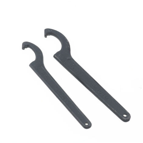 Clé en Croissant pour Réglage d'Amortisseur Moto - Clé à Ergots pour Écrous Cylindriques 38-42mm / 45-52mm - Clé à Crochet Universelle pour Suspension