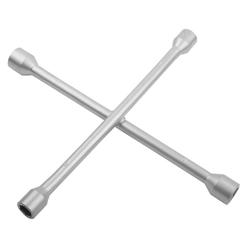 Tolsen - cle' en croix pour roues de voiture 17-19-21-23MM