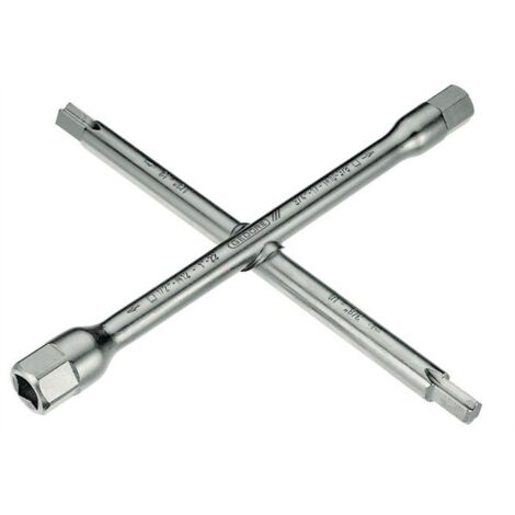 Clé en croix sanitaire 378500 220x220mm Fonction 14-en-1