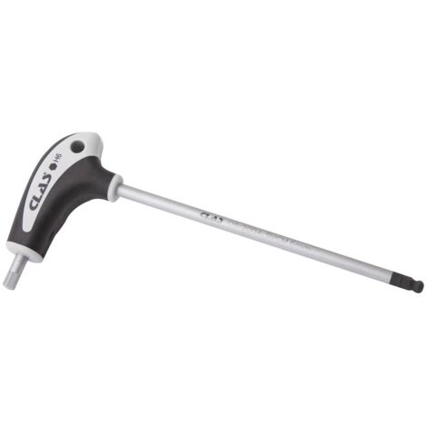 Clé en T H6 x 160mm SVCM et poignée bi-matière PP+TPV - OS 2004 - CLAS Equipements