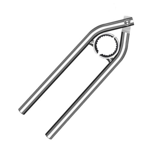 Clé et outil de démontage pour aérateur de robinet en acier au carbone, clé Cache pour aérateurs de robinet de 21 à 28 mm, nickel brossé