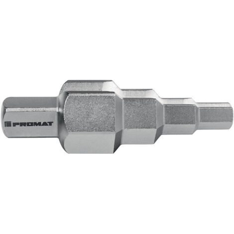 Clé étagée gaz 3/8 - 1/2 - 3/4 - 1 po. chromé PROMAT