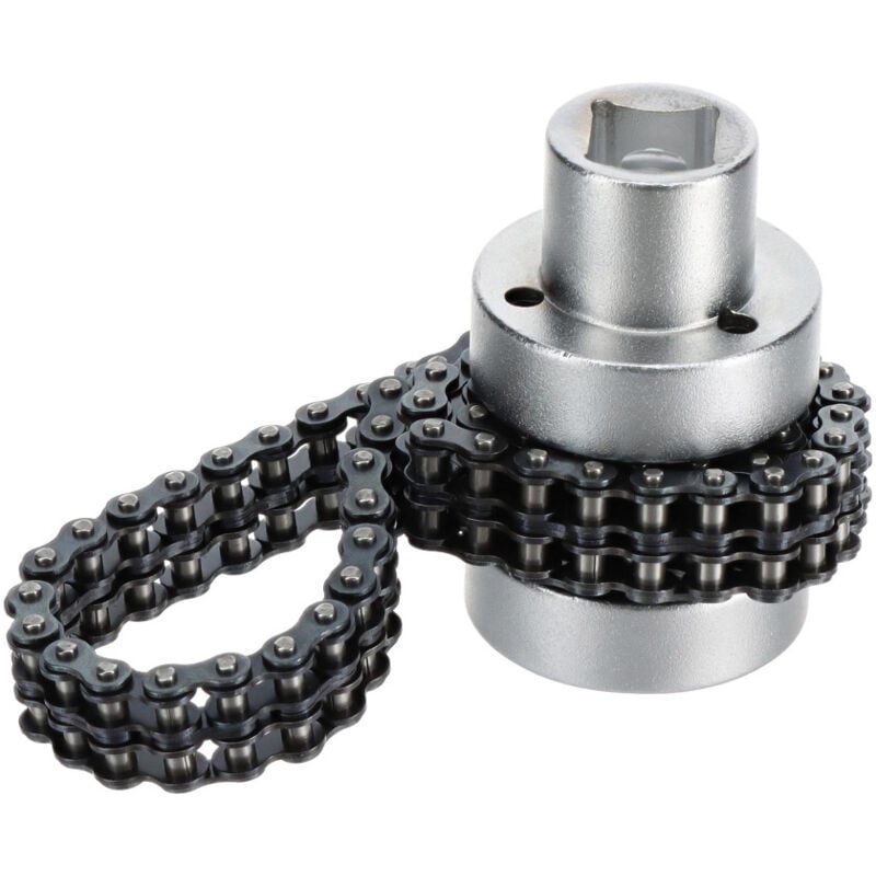 Clé filtre à chaine avec douille 1/2'