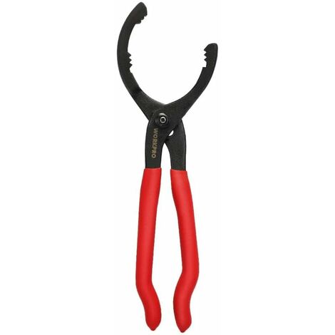 Clé Filtre à Huile Réglable 300mm, Pince Filtre à Huile avec Mâchoire Dentelée, Outil de Retrait de Filtre à Huile Idéal pour le Démontage et Installation Rapide de Filtre de Moteur