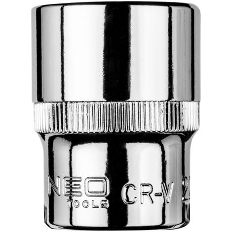 Clé hexagonale neo 08-422 surface moletée acier 22 mm