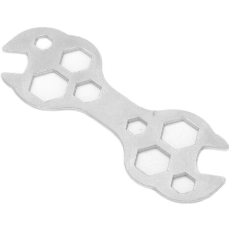Clé hexagonale plate multifonction en acier pour réparation de vélo