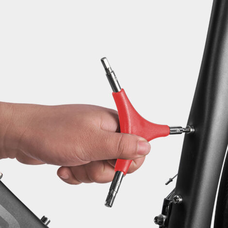 Clé hexagonale triple portable et légère pour réparation de vélo
