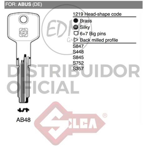 CLÉ LAITON AB48 ABUS
