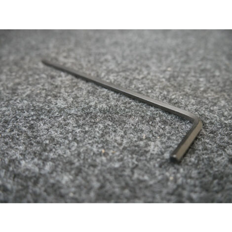 Clé mâle 6 pans coudée 4x130mm acier brunie (ALLEN)