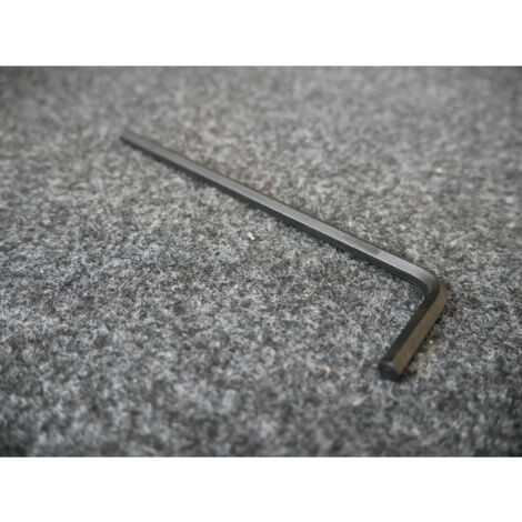 Clé mâle 6 pans coudée 5x130mm acier brunie (ALLEN)