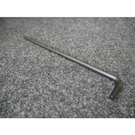 Clé mâle 6 pans coudée 6x207mm acier brunie (ALLEN)