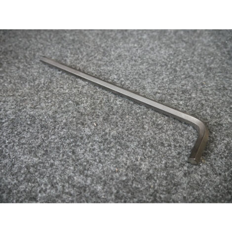 Clé mâle 6 pans coudée 8x207mm acier brunie (ALLEN)