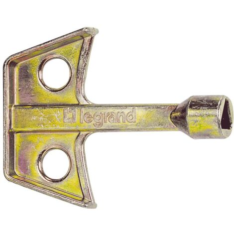 Clé métal pour empreintes triangle mâle de 6,5mm LEGRAND 036539