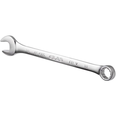 Clé mixte 10mm 12 pans CrV DIN ISO 3113 - OS 4105 - CLAS Equipements