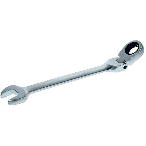 Clé mixte 13 mm satinée à cliquet chrome vanadium - AUTOBEST