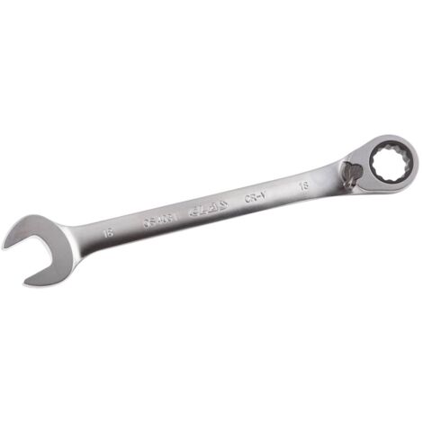 Clé mixte 18mm à cliquet réversible 15° CrV - OS 4031 - CLAS Equipements