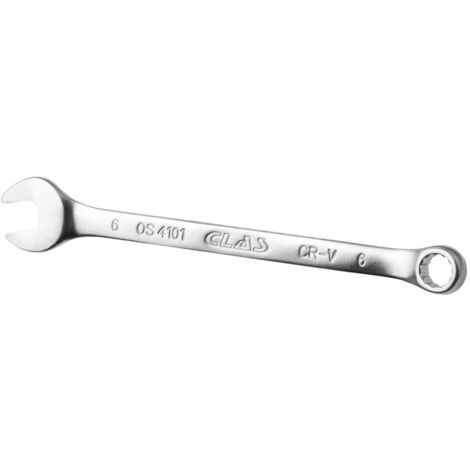 Clé mixte 6mm 12 pans CrV DIN ISO 3113 - OS 4101 - CLAS Equipements