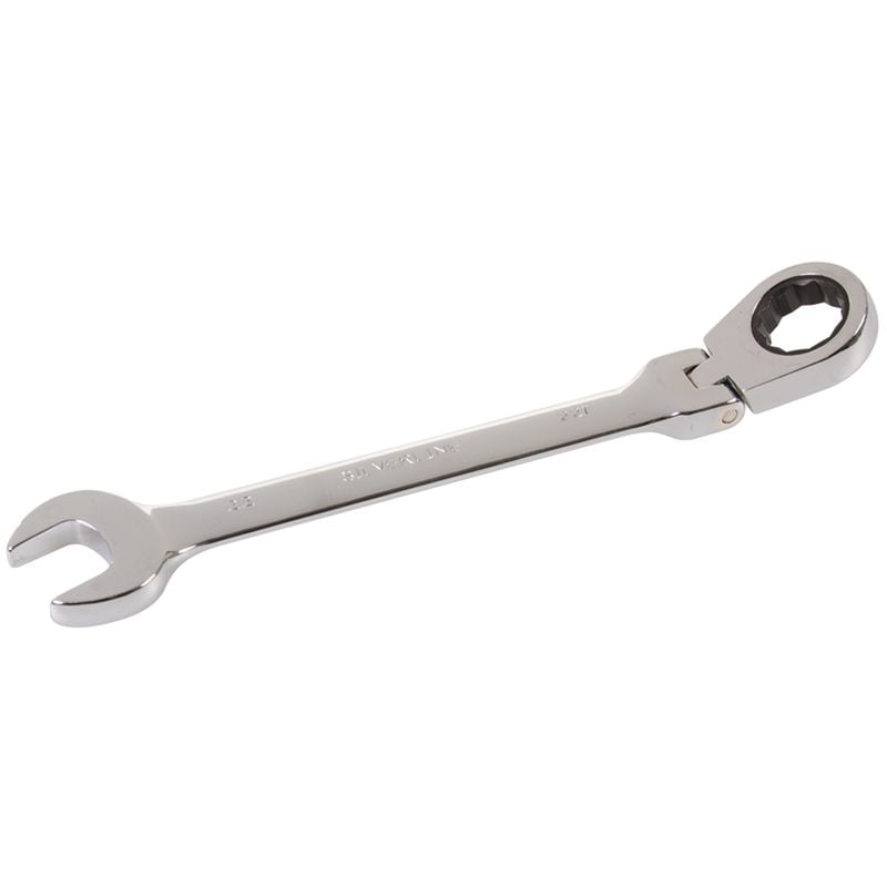 Silverline - clé mixte à cliquet à tête inclinable 22 mm 571523