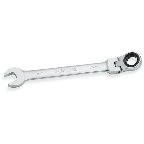 Clé mixte à cliquet flexible CrV, 15 mm  DOGHER 458-15