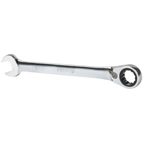 Clé mixte à cliquet (réversible) STIER ouv. 13 mm