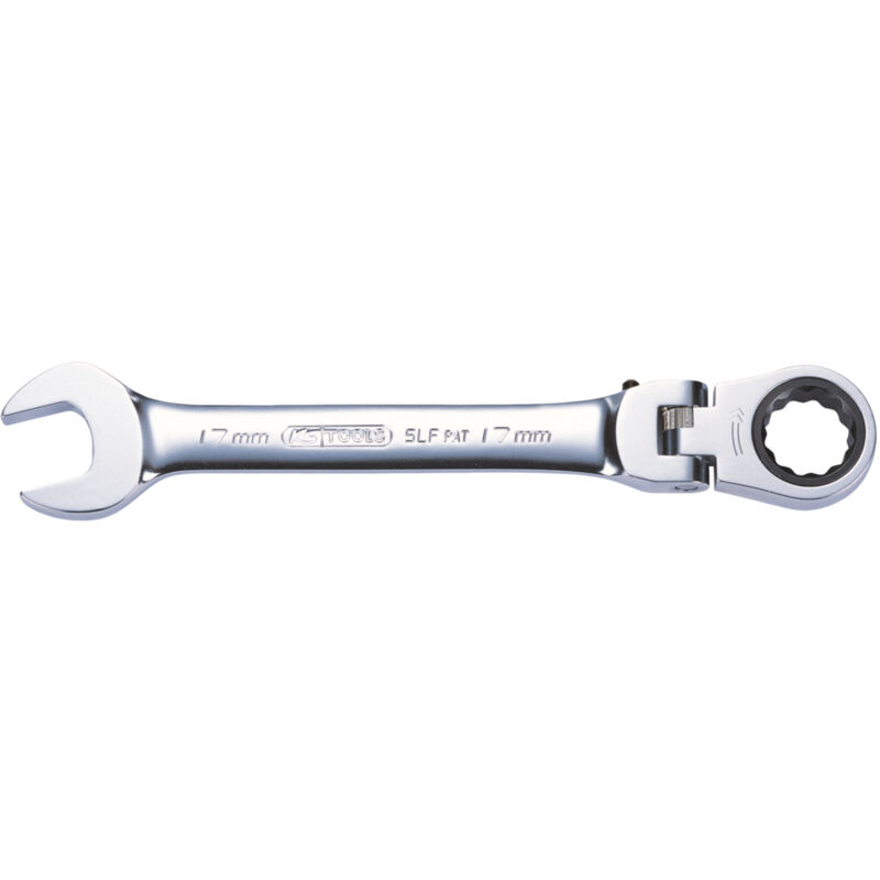 Kstools - ks Tools - Clé mixte à cliquet à tête inclinable à verrouillage GEARplus®, 13 mm - 503.4813