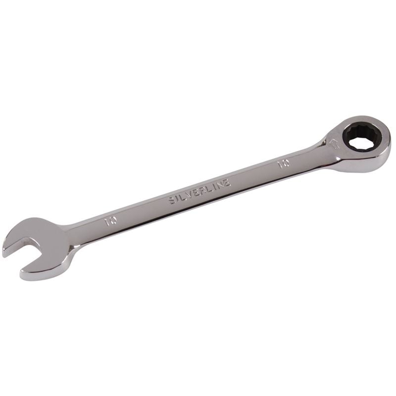 Oc-pro - clé mixte à cliquet à tête droite 10 mm silverline 675225