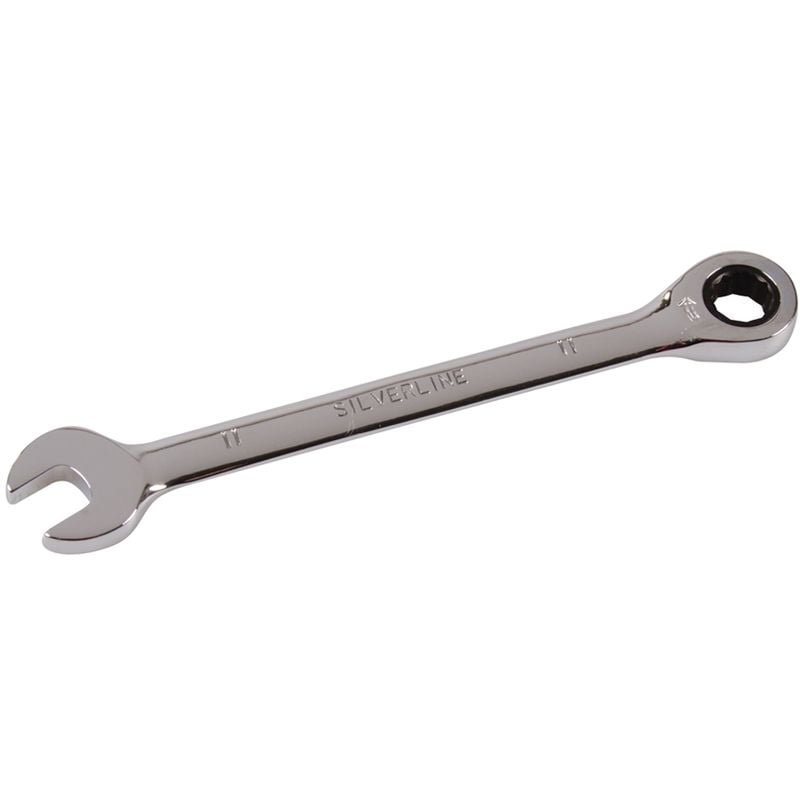 Oc-pro - clé mixte à cliquet à tête droite 11 mm silverline 282546