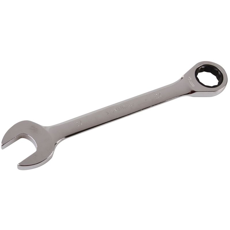 Oc-pro - clé mixte à cliquet à tête droite 27 mm silverline 589682