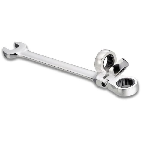 Cle mixte flexible a oeil a cliquet - dtail : clé de 14 mm