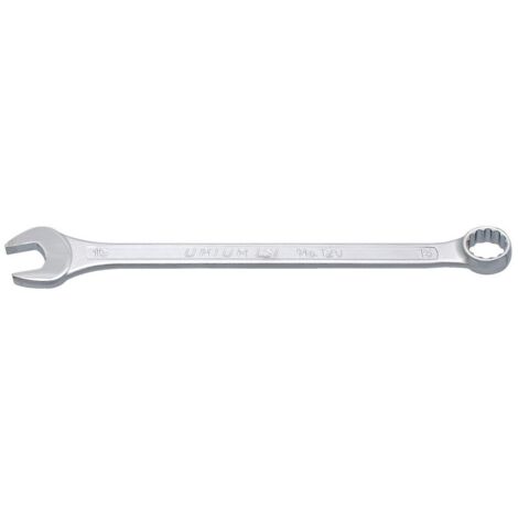 Clé mixte longue chromée satinée 29 - UNIOR - 600409
