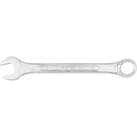 Clé mixte topex 35d387 15 mm acier chrome-vanadium