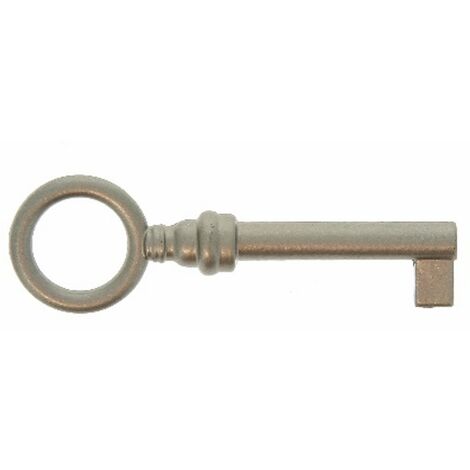 Clé moderne zamak finition nickelé mat - CADAP - C0394/19V