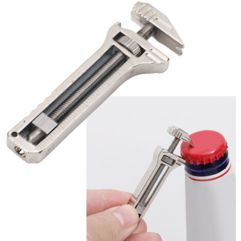 Clé Multifonction Compacte Alliage de Titane, Multi-Tool ÉDC Portable pour Outdoor avec Ouverture Bouteille et Tournevis