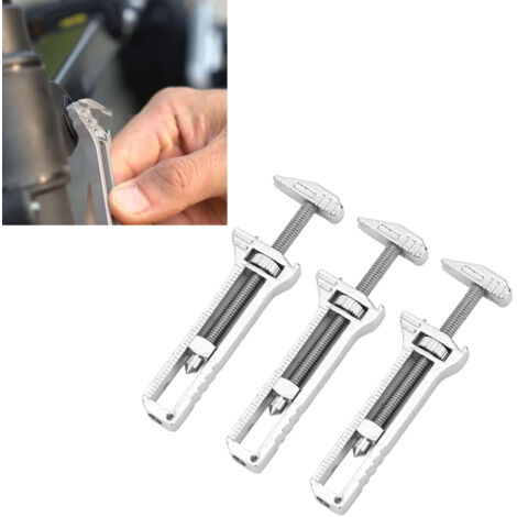 Clé Multifonction Mini Adjustable Zinc Aluminium 3PCS Bottle Opener Camping Hiking