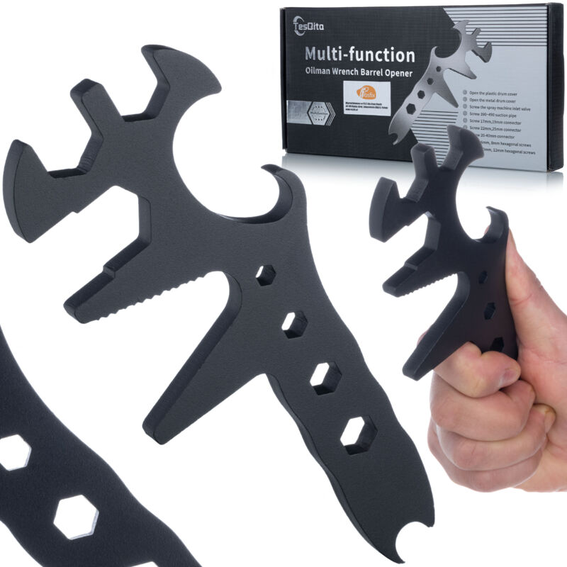 Rosfix Chiave multifunzionale per l'unità di verniciatura (installazione dell'ugello, coperchio, tubo, apertura vernici)