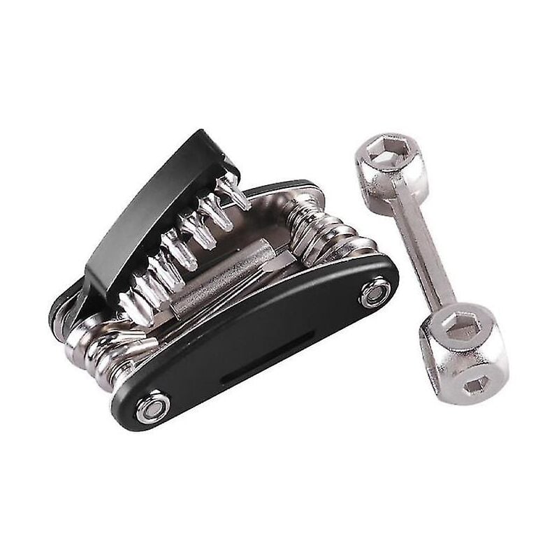 Fei Yu - Clé multifonctionnelle de réparation de pneu de réparation de vélo pliable 20 en 1 + clé à os Combinaison d'entretien