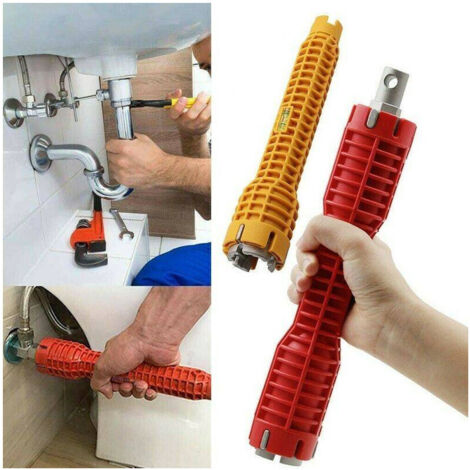 Clé Multifonctionnelle Pour Les Robinets Utilisés Dans Les Espaces Restreints
