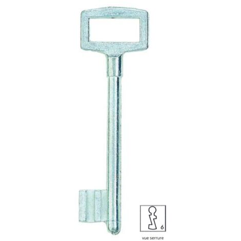 Clé n°6 pour serrure en applique - THIRARD